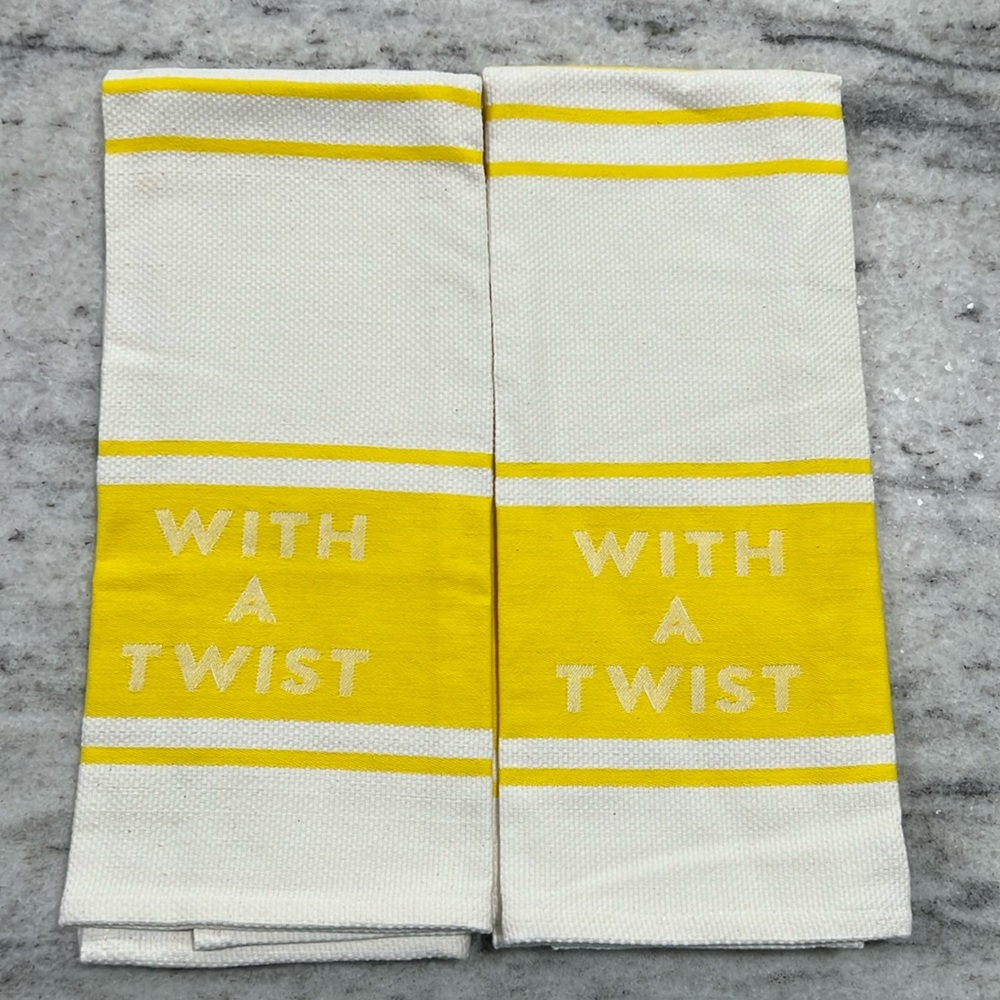Kate spade dish towels. Set of 2